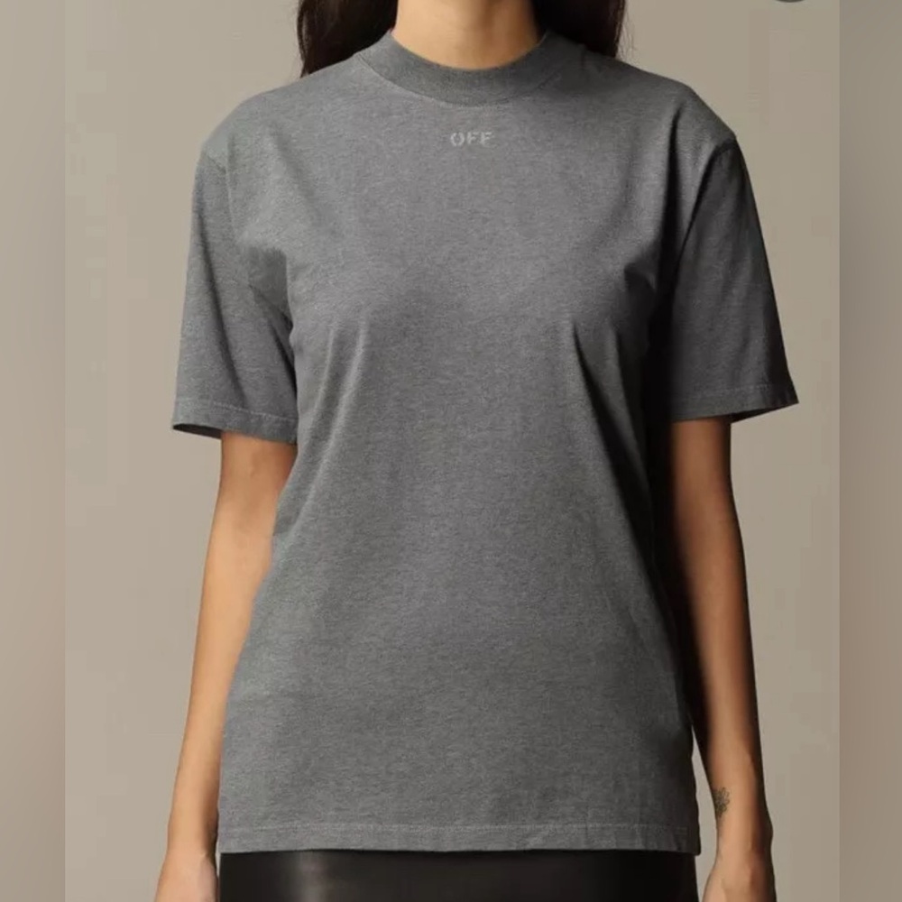 Off White ARROW CASUAL TEE MELANGE GREY ME
OFF - WHITE